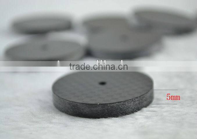 Carbon Fiber Speaker Spike Pad Base Stand Protective Black Gray