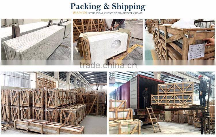 Quartz stone Carrara white Kitchen countertops