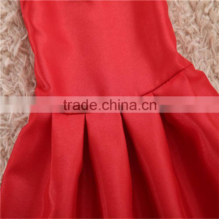 Latest kid's boutique dresses baby girl's Christmas fancy party design dresses