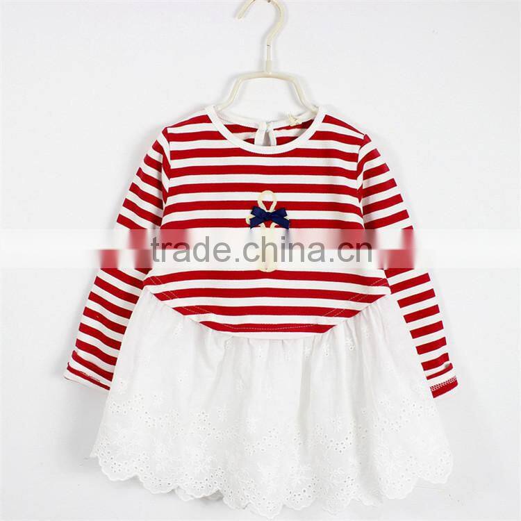 Wholesale Hot Sale New Fashion Frock long Sleeve Christmas Baby Girl TuTu Dress