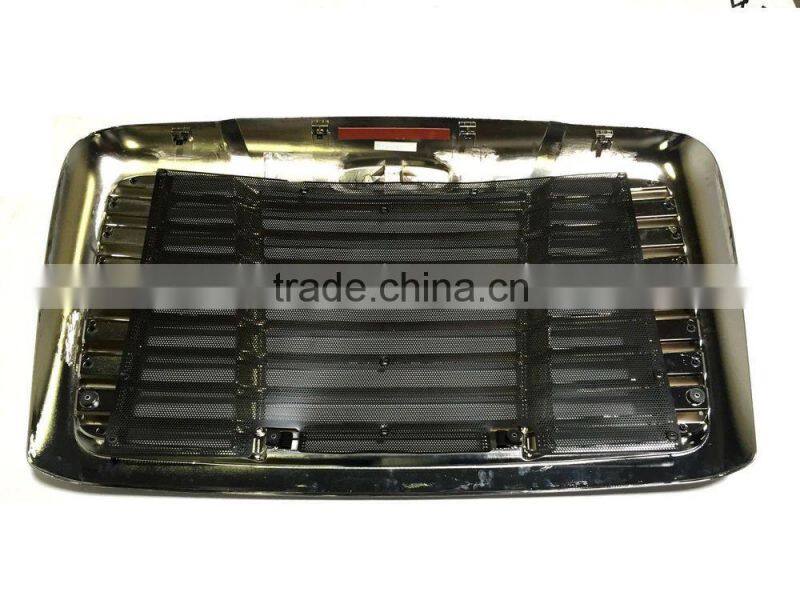 Heavy truck parts , freightliner cascadia chrome front grille for american truck