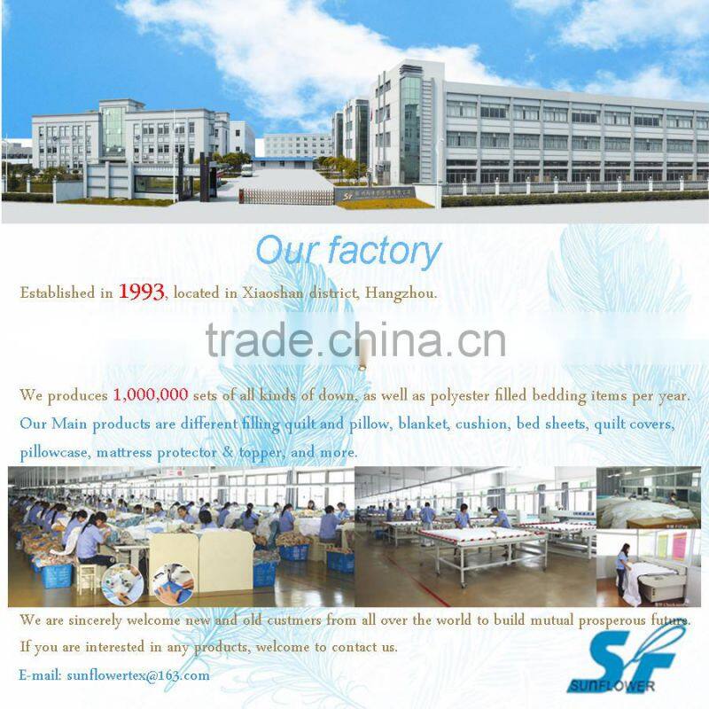 High Quality Soft and Comfortable Wholesale 7D hollow fiber Filling comforter