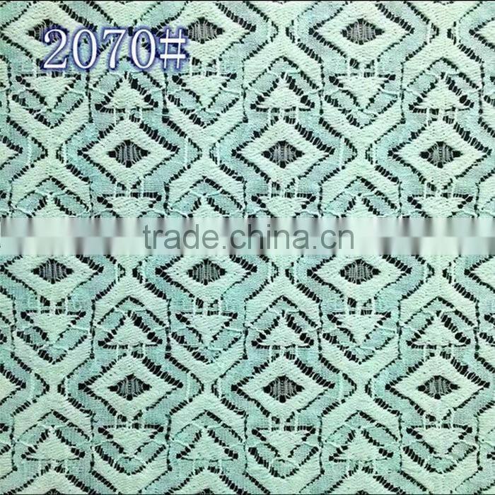 cheap nylon cotton fabric warp knitted lace stock whosale TH-2070