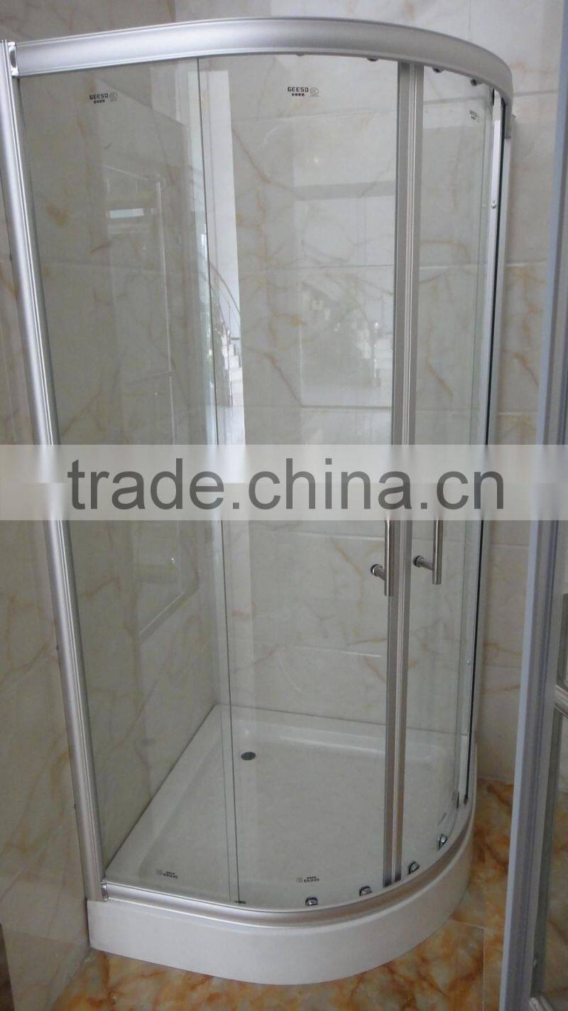 corner shower cabin with tray S6009