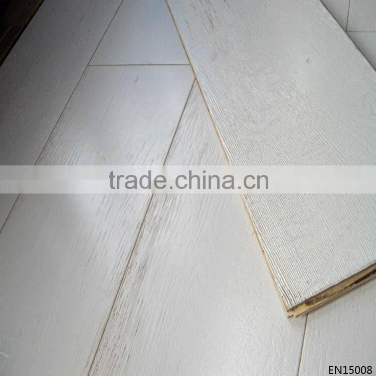 3-Layer Antique Engineered Oak Wood Flooring with Vintage Design