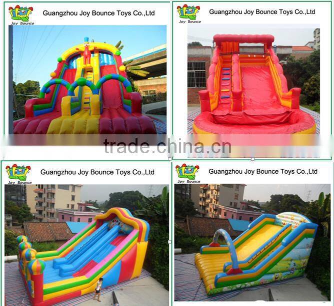 double lanes pool slide inflatable water pool slide rental