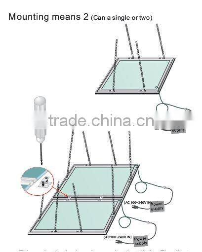 Color and Brightness Adjustable led 600x600 ceiling panel light