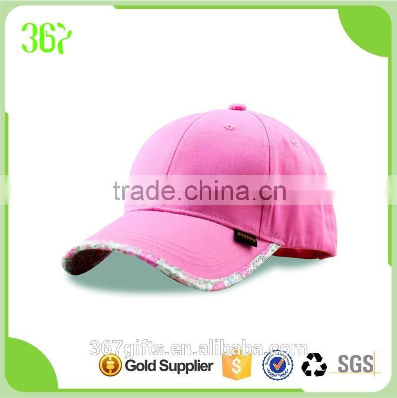 High Quality Overlap Light Weight Baseball Cap Kids Cap for Girls