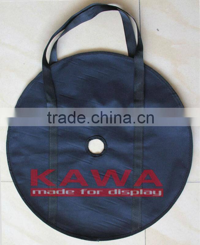 Fiberglass pole,beach flag banner with ground sand bag base mount