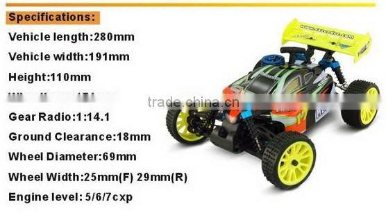1/16th Scale Nitro Off Road RC Buggy
