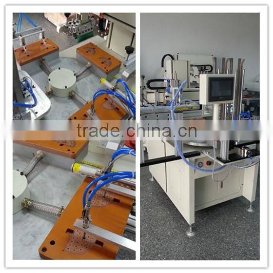 single color plastic ruler automatic screen printing machine with uv curing