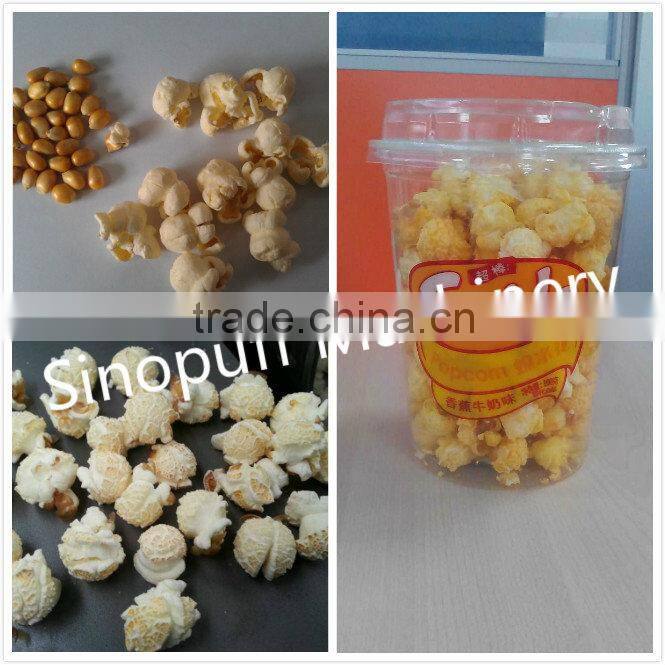 Continuous Savory Caramel Popcorn Machine Processing Line