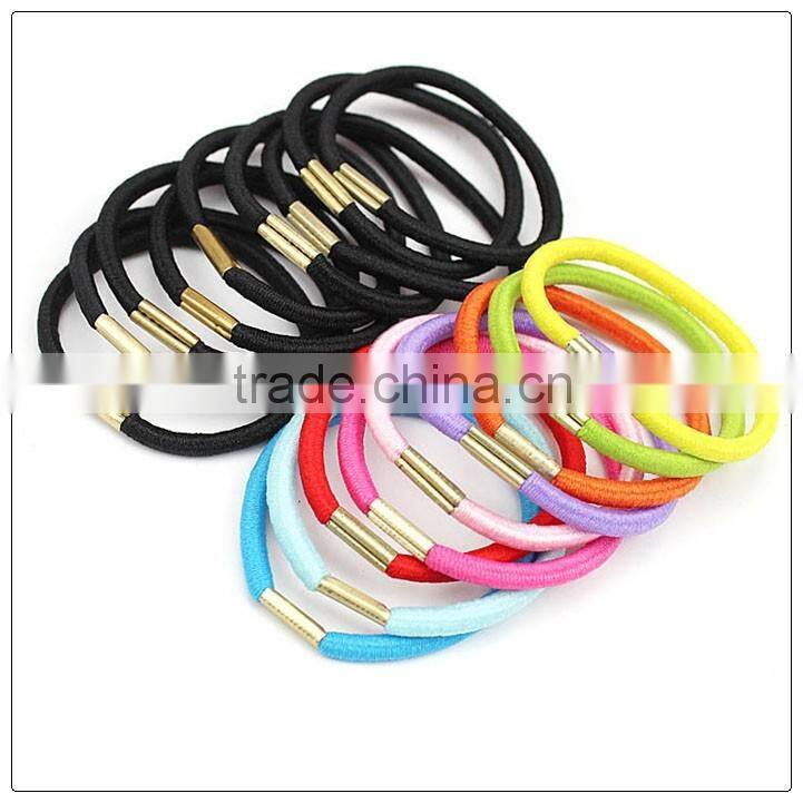 Hot sale 2016 Fashionable 4mm colorful thin elastic hair bands