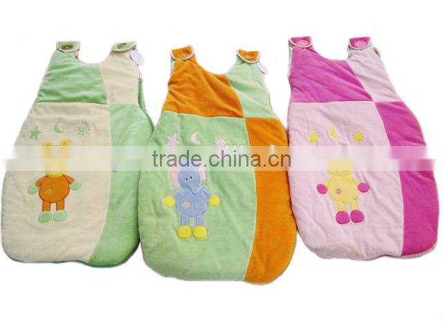 baby sleeping bag/ Embroidery baby sleeping bag pattern/baby sleeping bag wholesale/custom baby sleeping bag