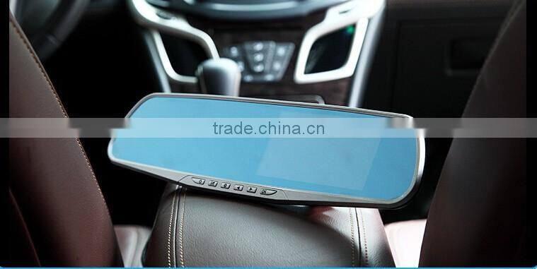 motion dection double recording car DVR WIith reaview reverse function