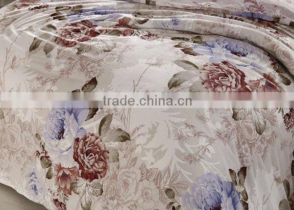 the latest style soft touch luxury polyester quilt cover popular in westren countries