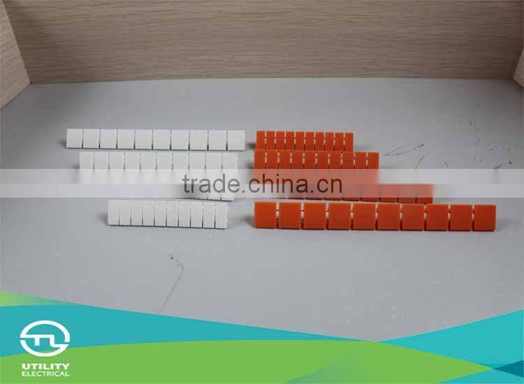 Utility Electrical Equipment Supplies Din Rail Terminal Block markers with high quality