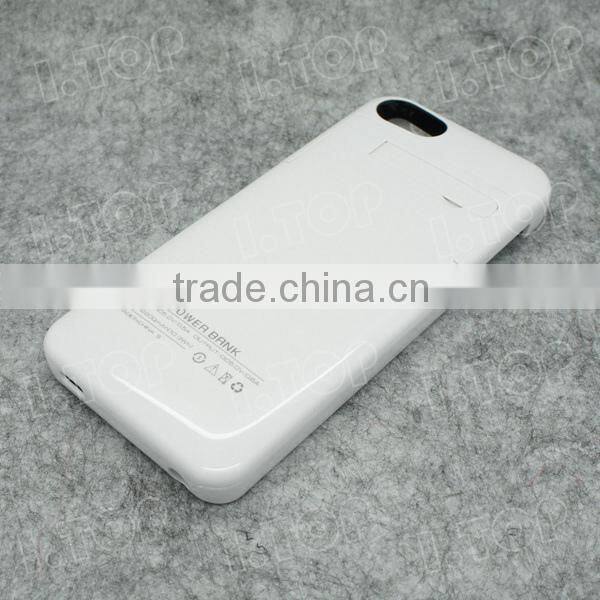 High Quality 2200mAh External Battery Case for iPhone 5 5S