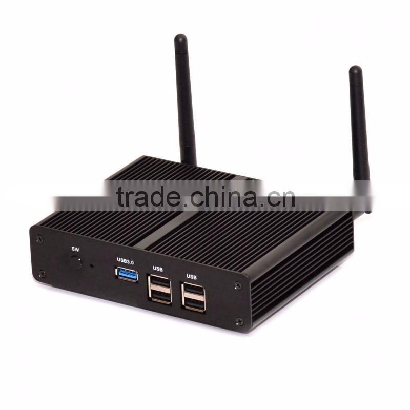 Mini PC Dual HDMI Fanless PC intel J1900 1* Realtek RTL8168E low power 8G RAM SSD 64G