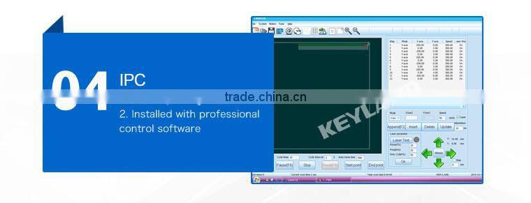 Keyland 20W IPG/ Raycus Fiber Laser Wafer Cutting Machine