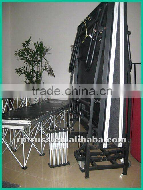 Outdoor event aluminum adjustable portable stage design