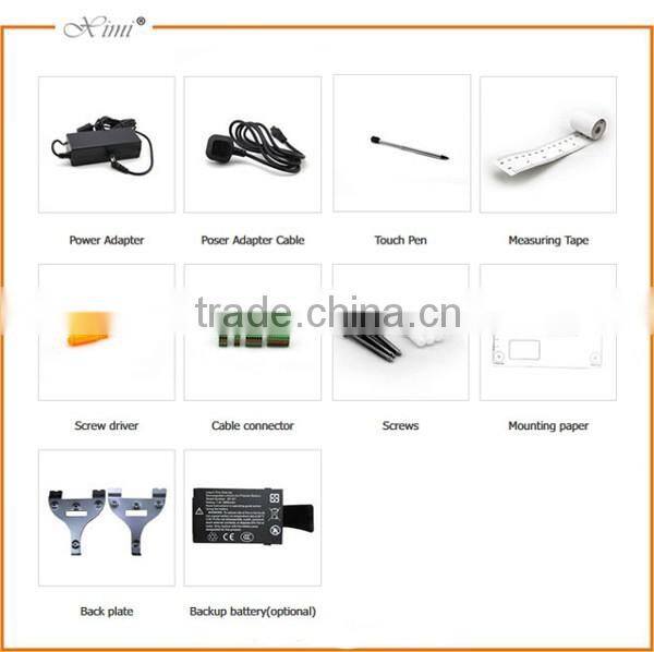 iFace800 Face and fingerprint time attendance machine with 1200 templates of record and 2000 templates of fingerprint