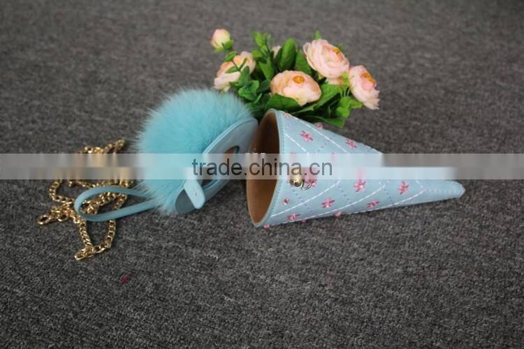 Wholesale Elegant Bag Women Fox Fur Ball Gift Bag