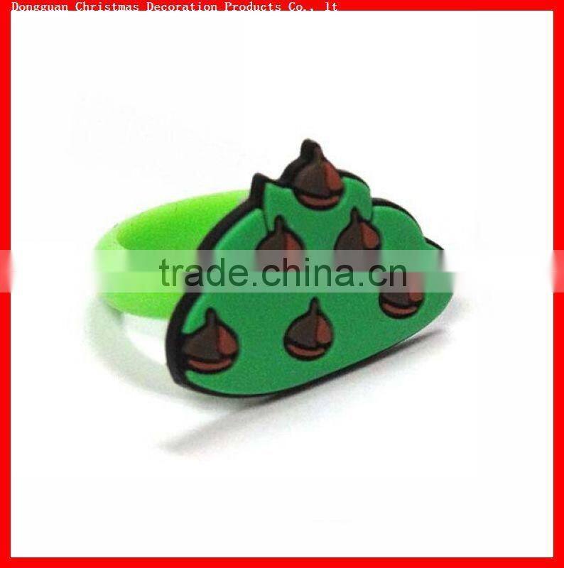 2015 new product beautiful women silicone finger ring