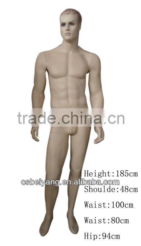 male mannequin skin color window display mankin frp P-7
