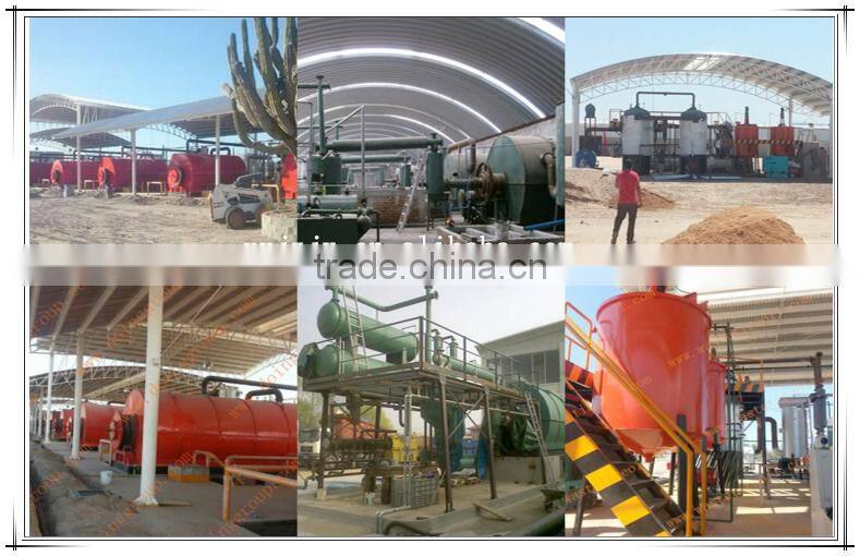 China JZ Machine recyling plastic to oil with high output