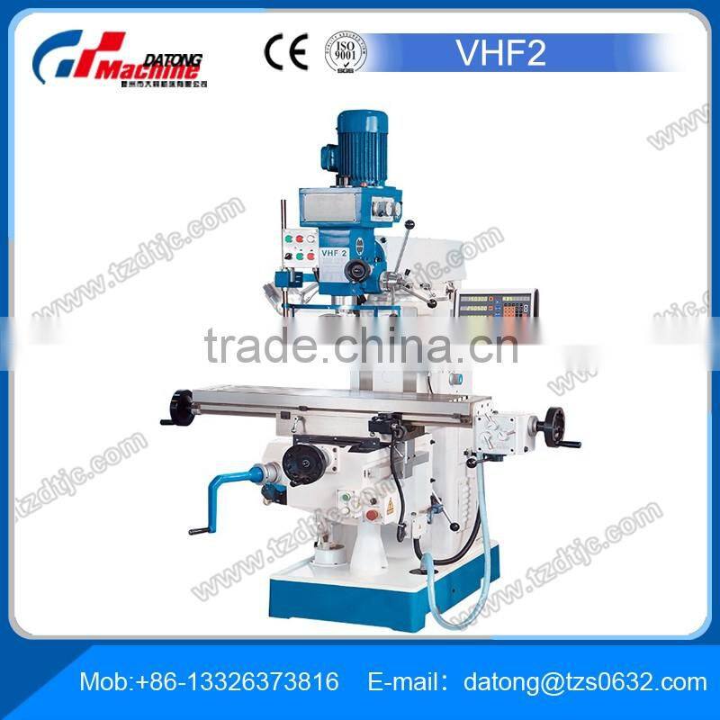 Universal Milling Machine VHF2 with more travels and infinitely variable speed