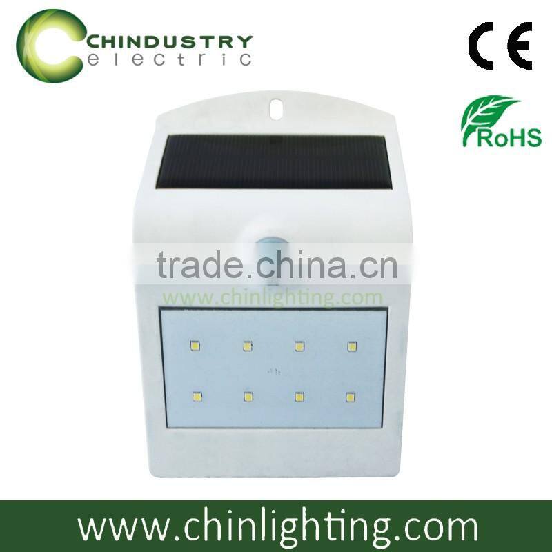 1.5w sun power solar led outdoor wall light, led solar street lamp