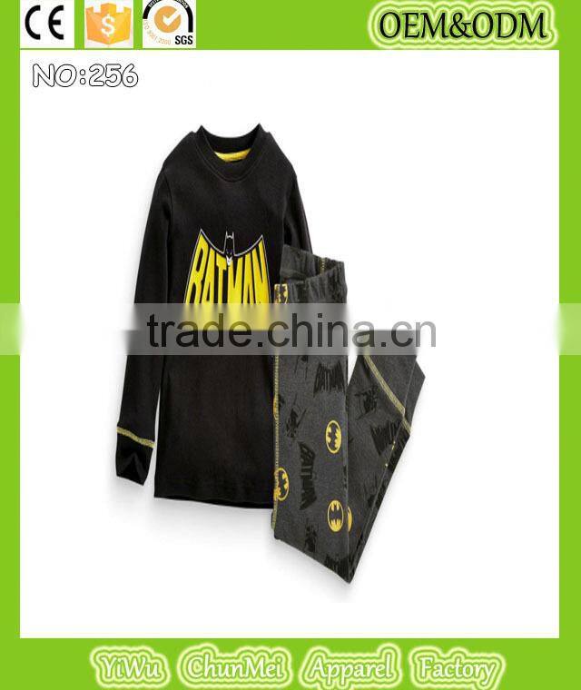 baby cartoon hero pajamas children super hero clothes boys batman pyjamas kids handsome sleepwear long sleeve nightwear