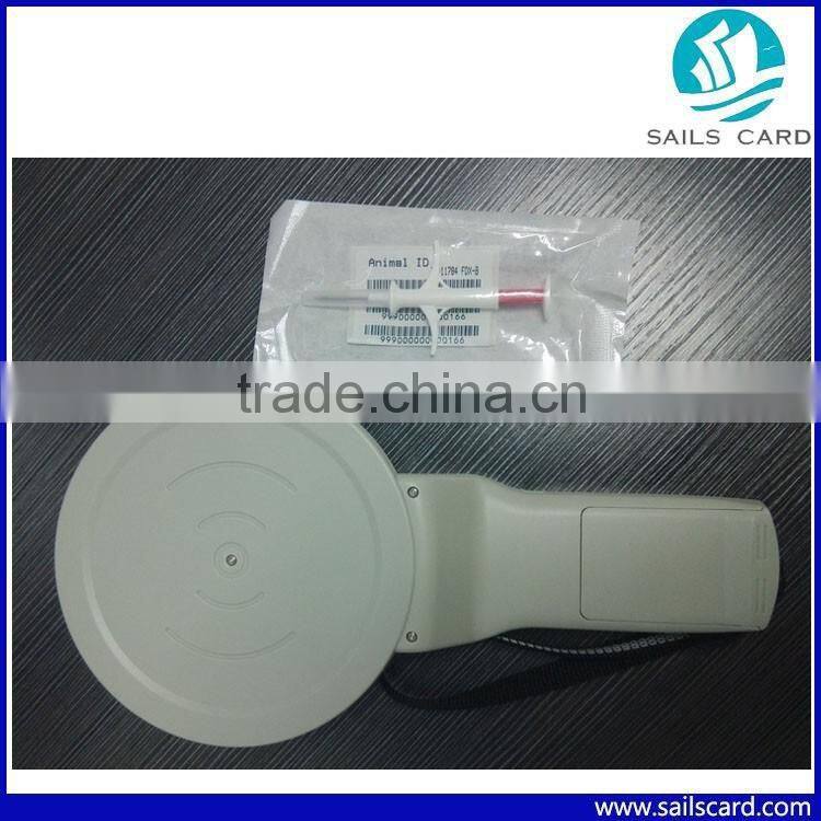 Hot sale RFID Animal ear tag reader with ISO Standard