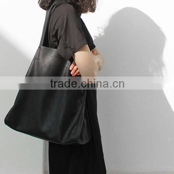 Wholesale Lady Leather Eco-friendly Reusable Shopping Bag