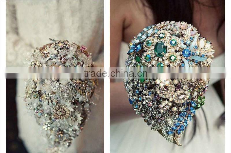 High quality low defect 18mm round shape crystal AB sew on crystal stone