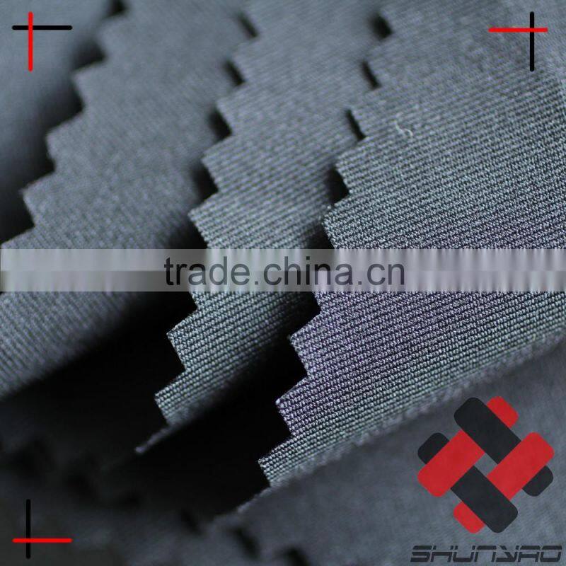 4 way mechanical stretch polyester twill fabric