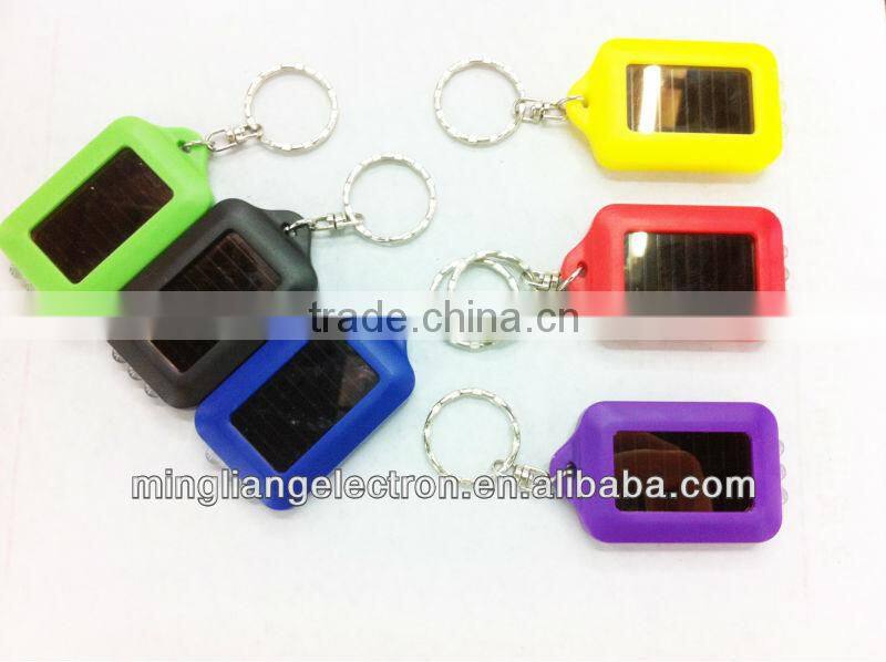 plastic led animal flashlight keychain