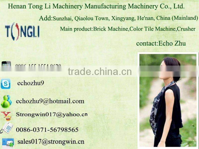 cement and sand color floor tiles making machine