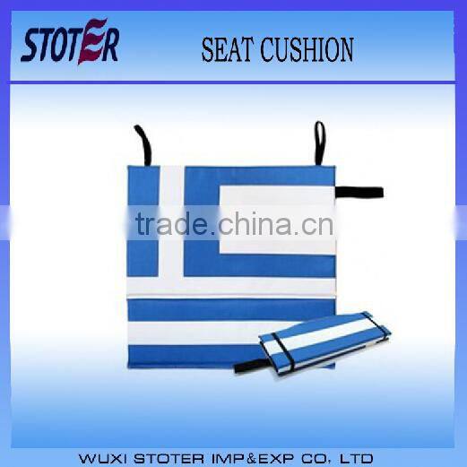 Greece flags printing foam portable stadium seat cushion