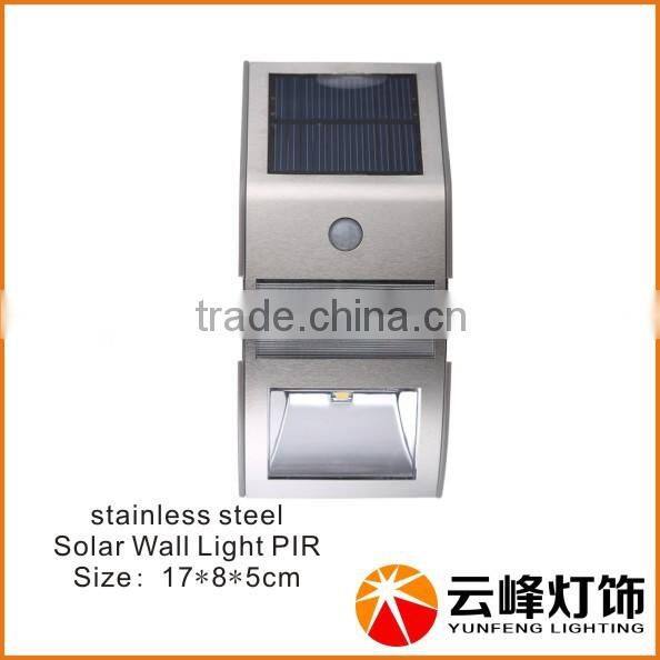 new design patent Solar Wall light PIR motion sensor