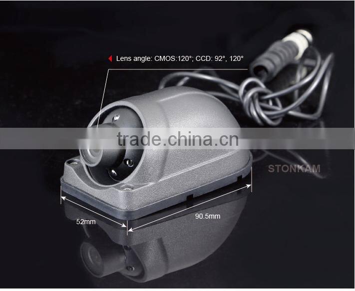 Quad view color car rear view system
