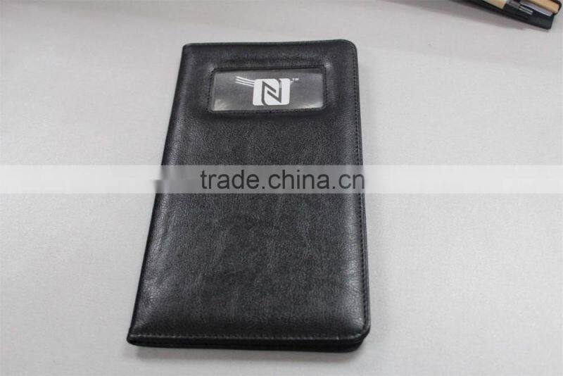 Dongguan factory direct High quality Delicate custom leather passport holder with Multi-function pocket and custom Logo