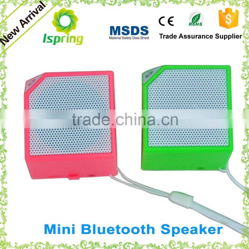 Micro portable audio player speaker mass cube speaker two colors