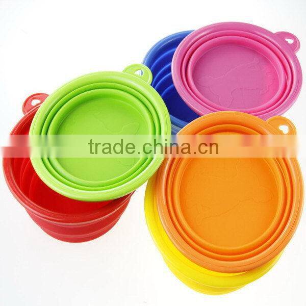 High quality hotsell folding silicone pet feeders pet bowls