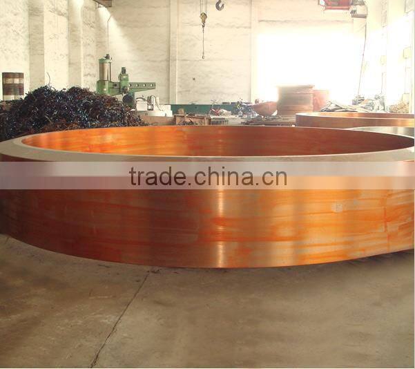 Steel castin kiln tyre rotaty ASTM1045