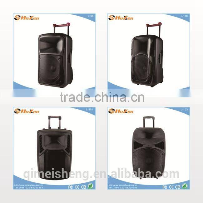 15inch professional powered amplified speakers system with bluetooth