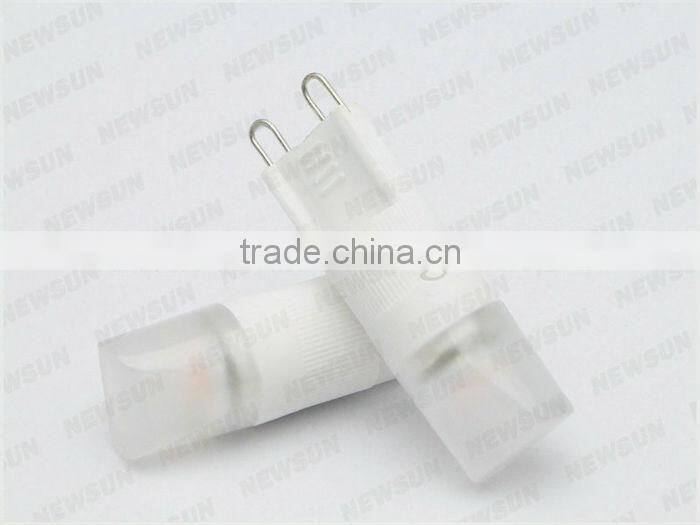 New design COB G9 led light 2W 220V G9 led bulb 2700K high brightness Epistar COB G9