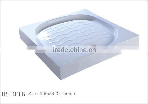 sell Skidproof design square shower basin (TB-B001B)