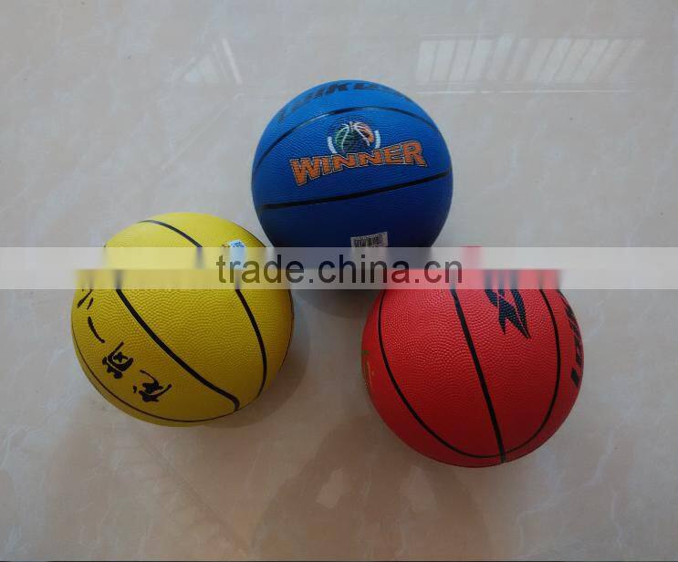 custom high quality size 7 rubber basketball /basketball factory/promotion basketball